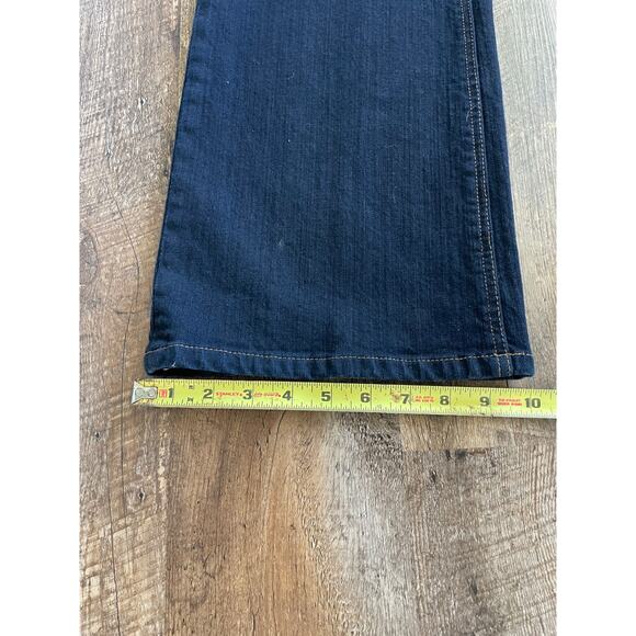 Chico's Platinum Jean dark blue wash Jewel embellished Bootcut size 2.5 14 - Picture 10 of 11